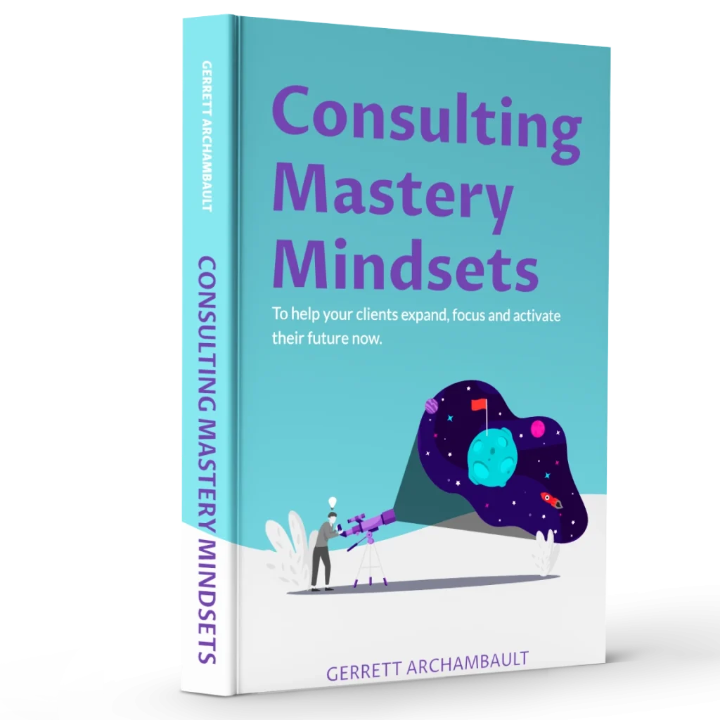 Mockup for Consulting Mastery Mindsets Book.